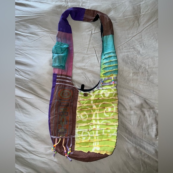 Handbags - Hippie cross body bag - patchwork - Boho
